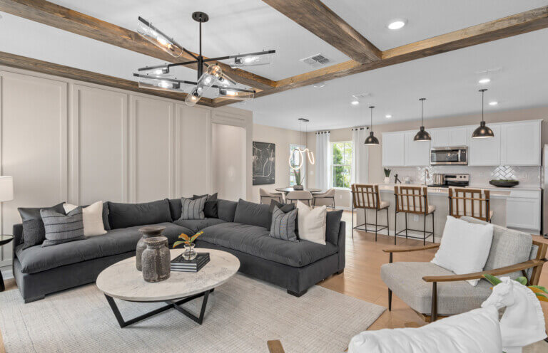 Interior features of the Dylan home style at EverBe in Orlando FL