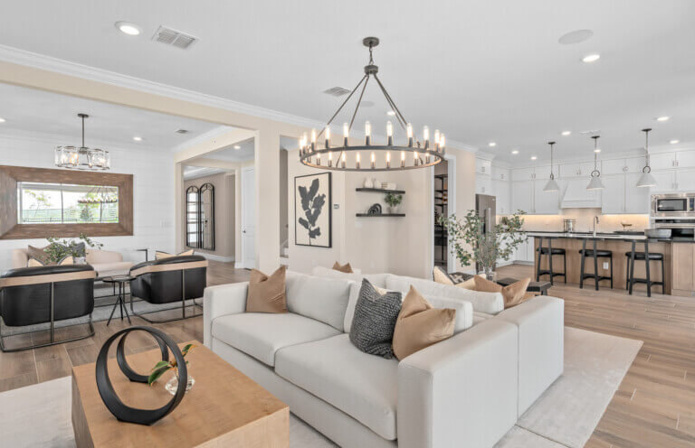 Interior features of the Scarlett home style at EverBe in Orlando FL