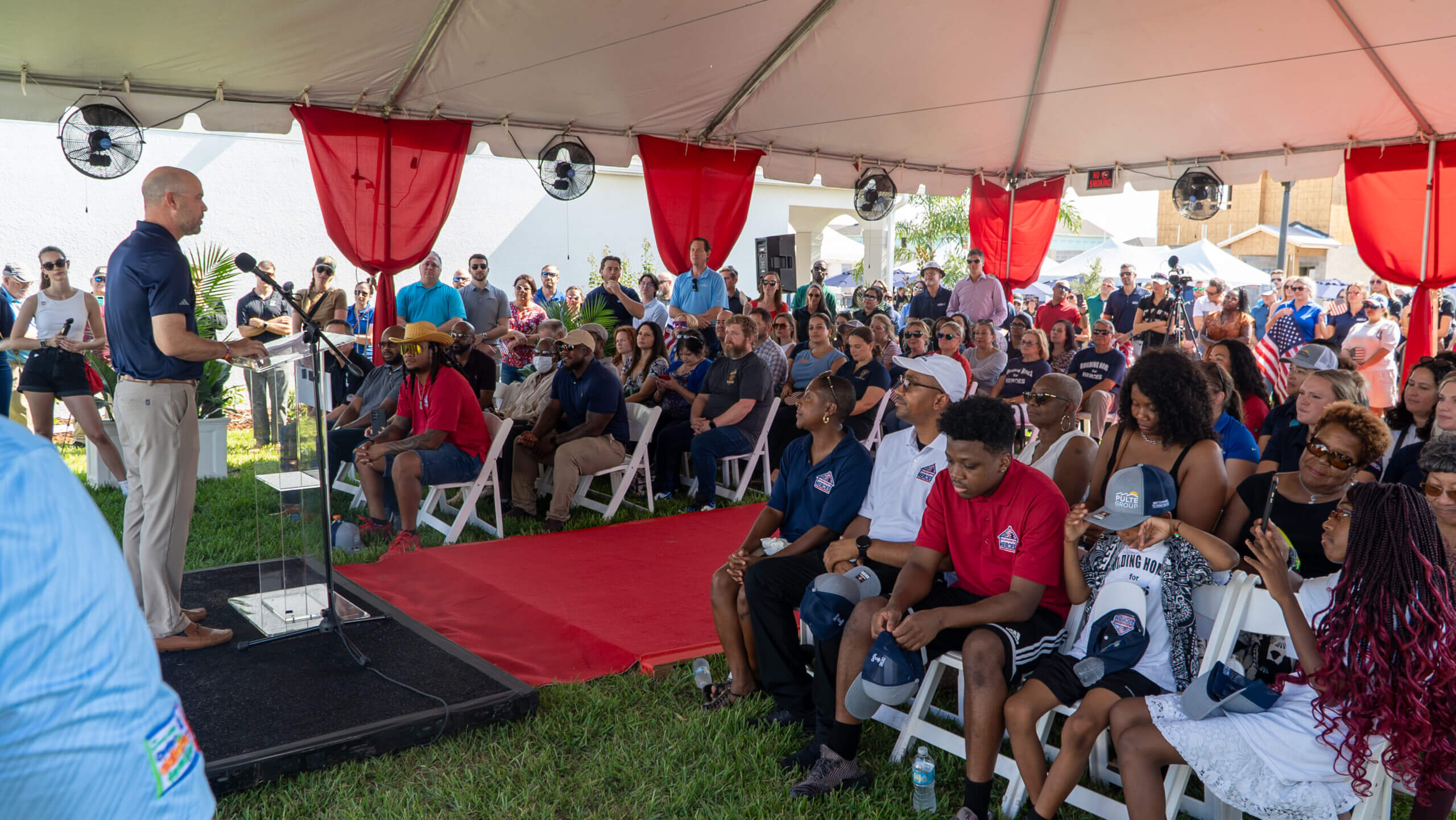 PulteGroup and Building Homes for Heroes delivered two new mortgage-free homes to military veterans at EverBe in Orlando